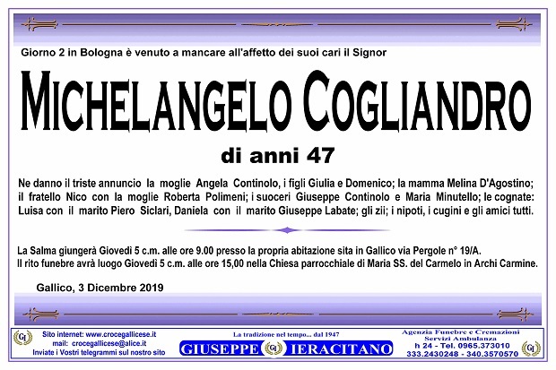 COGLIANDRO MICHELANGELO