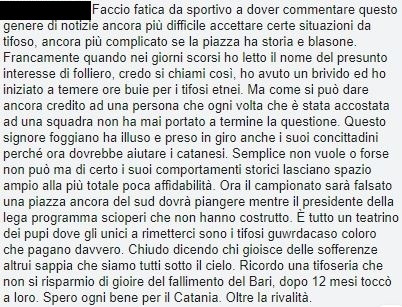 Commenti Catania