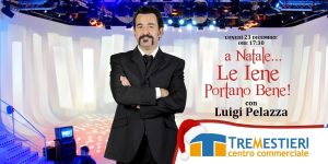 La iena Luigi Pelazza lunedì 23 al Centro Commerciale tremestieri
