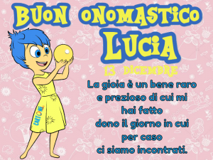 buon onomastico lucia