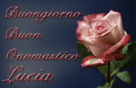 buon onomastico lucia