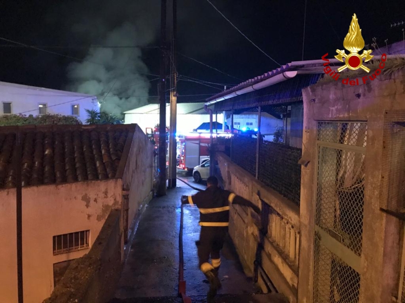 interventi vigili del fuoco messina 5 dicembre 2019