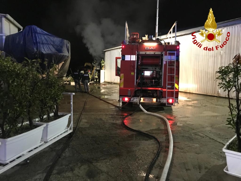 interventi vigili del fuoco messina 5 dicembre 2019