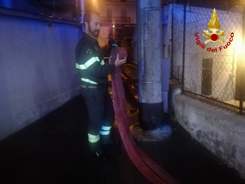 interventi vigili del fuoco messina 5 dicembre 2019