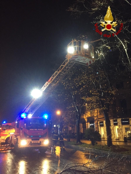 interventi vigili del fuoco messina 5 dicembre 2019