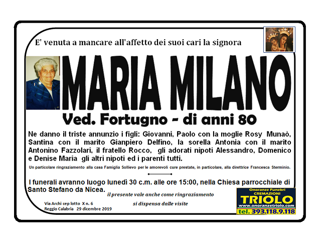 maria milano