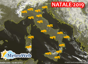 meteo natale 2019