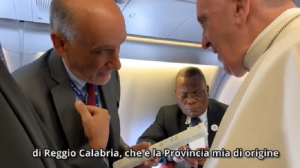 papa francesco premio simpatia calabria