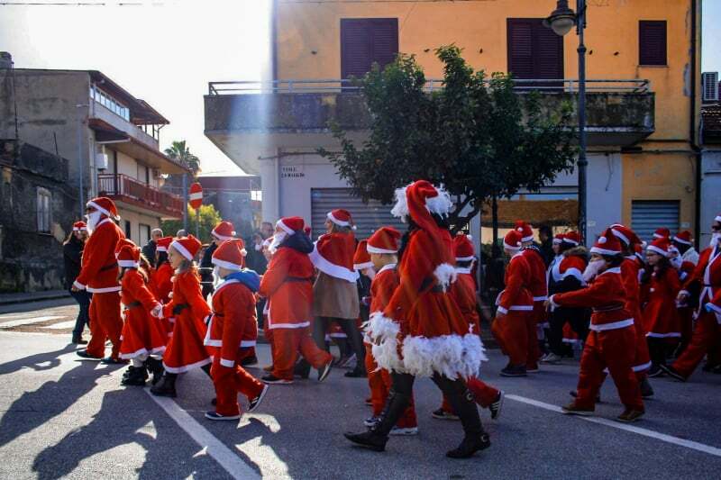 passeggiata babbo natale taurianova