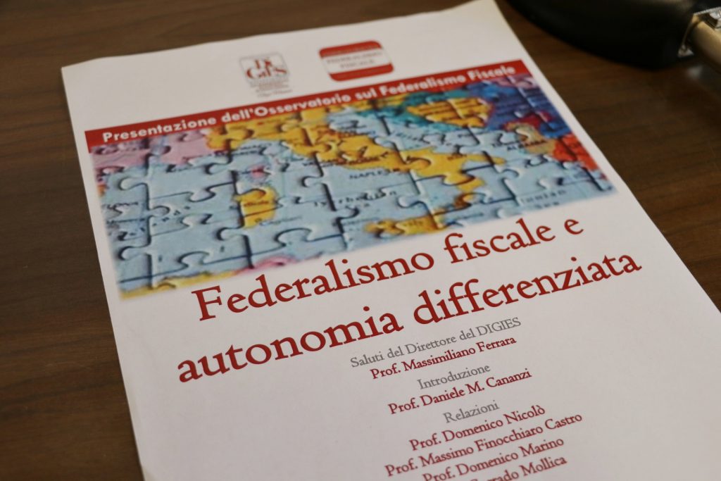 presentato Osservatorio Federalismo Fiscale