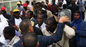 protesta migranti