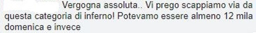 reazioni social reggina francavilla