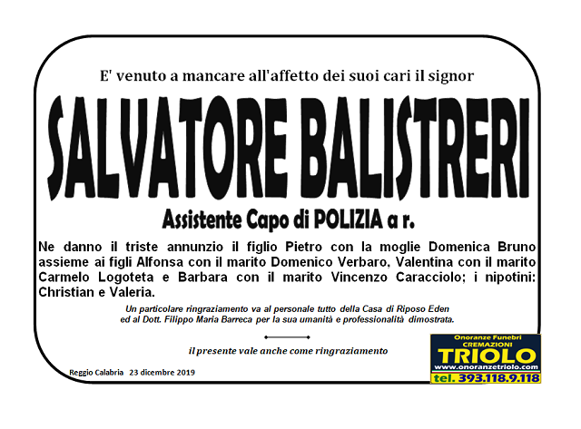 salvatore balistrieri