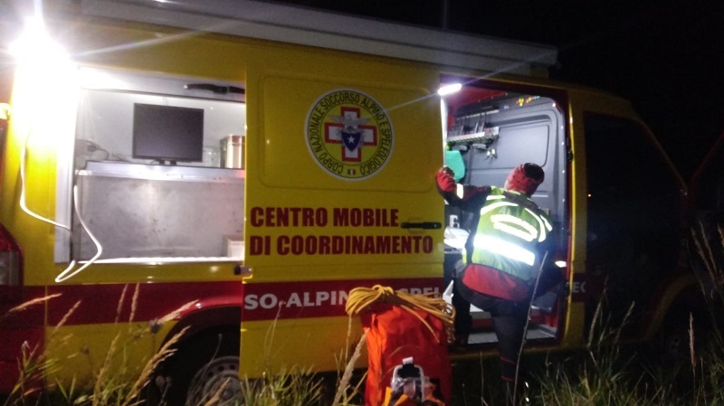 soccorso alpino turista dispersa pollino