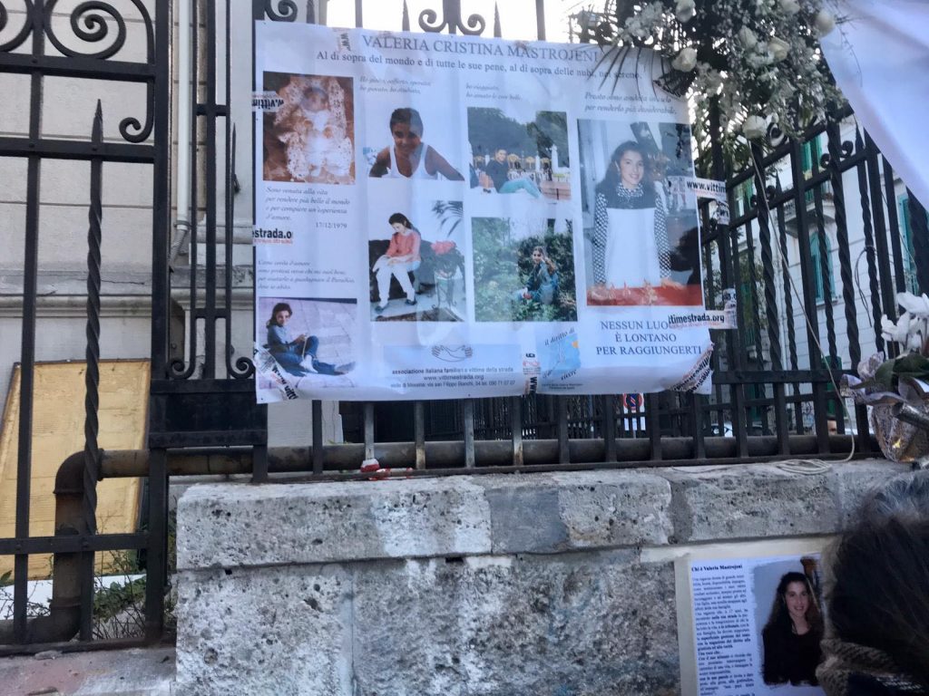 vittime strada stele messina