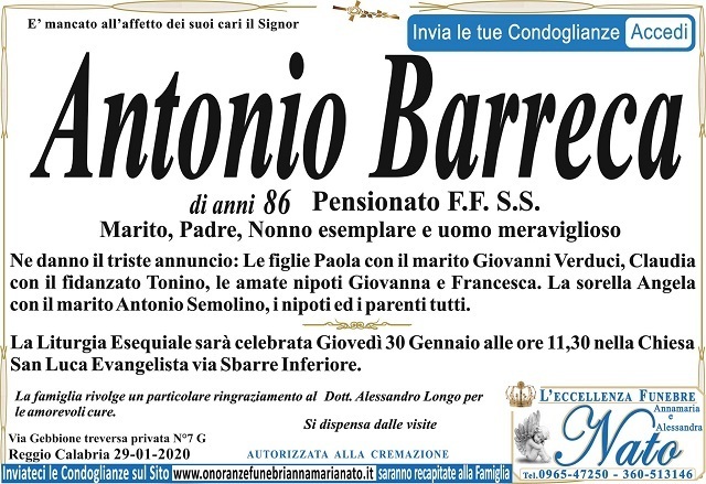 BARRECA ANTONIO