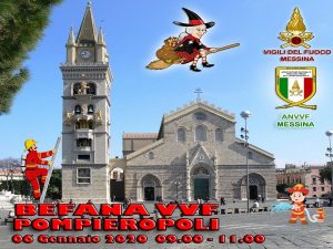 BEFANA VIGILI DEL FUOCO MESSINA