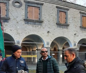Castello Nelson - sopralluogo in cantiere