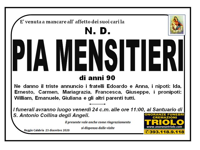 Pia Mensitieri