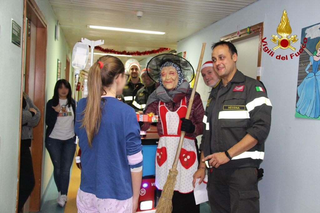 befana vigili fuoco messina