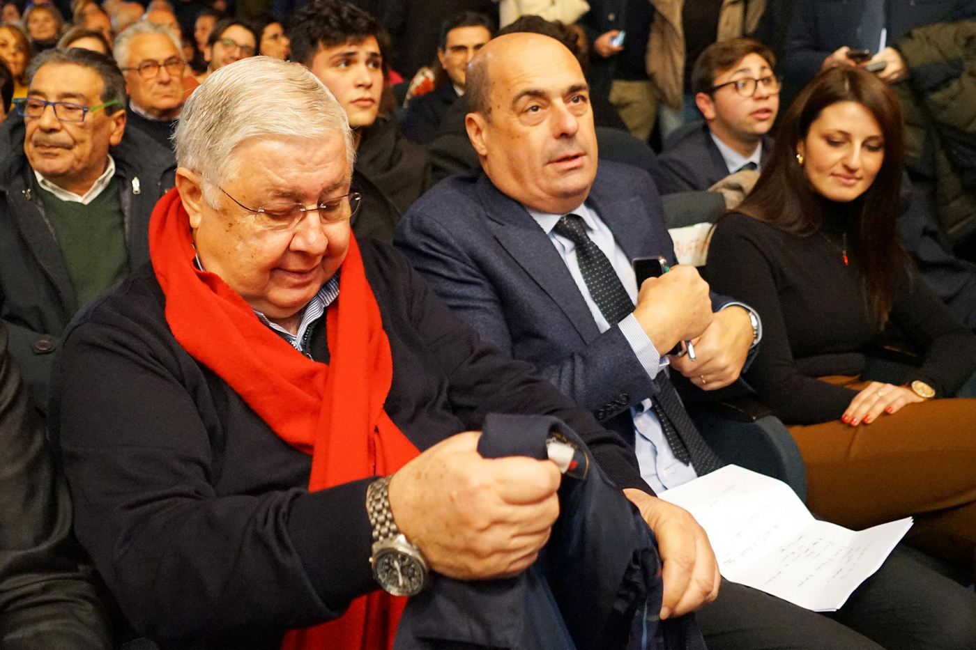 Nicola Zingaretti in Calabria a sostegno candidato presidente Pippo Callipo