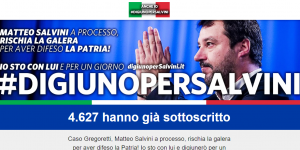 digiuno per salvini