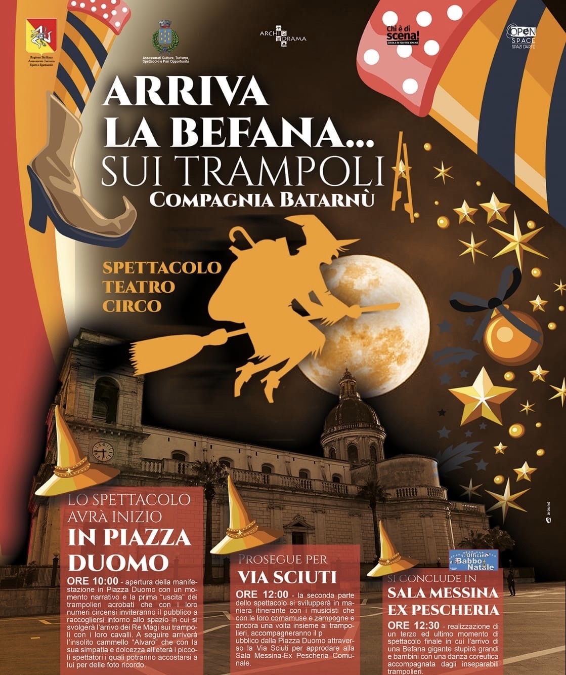 giarre befana trampoli