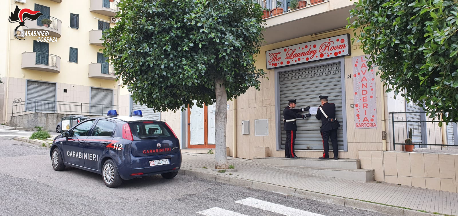 lavanderia rossano carabinieri