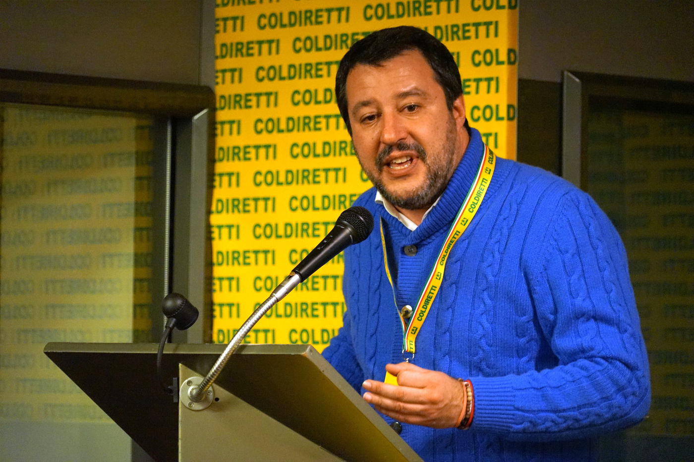 Calabria, Matteo Salvini a Rende con Coldiretti