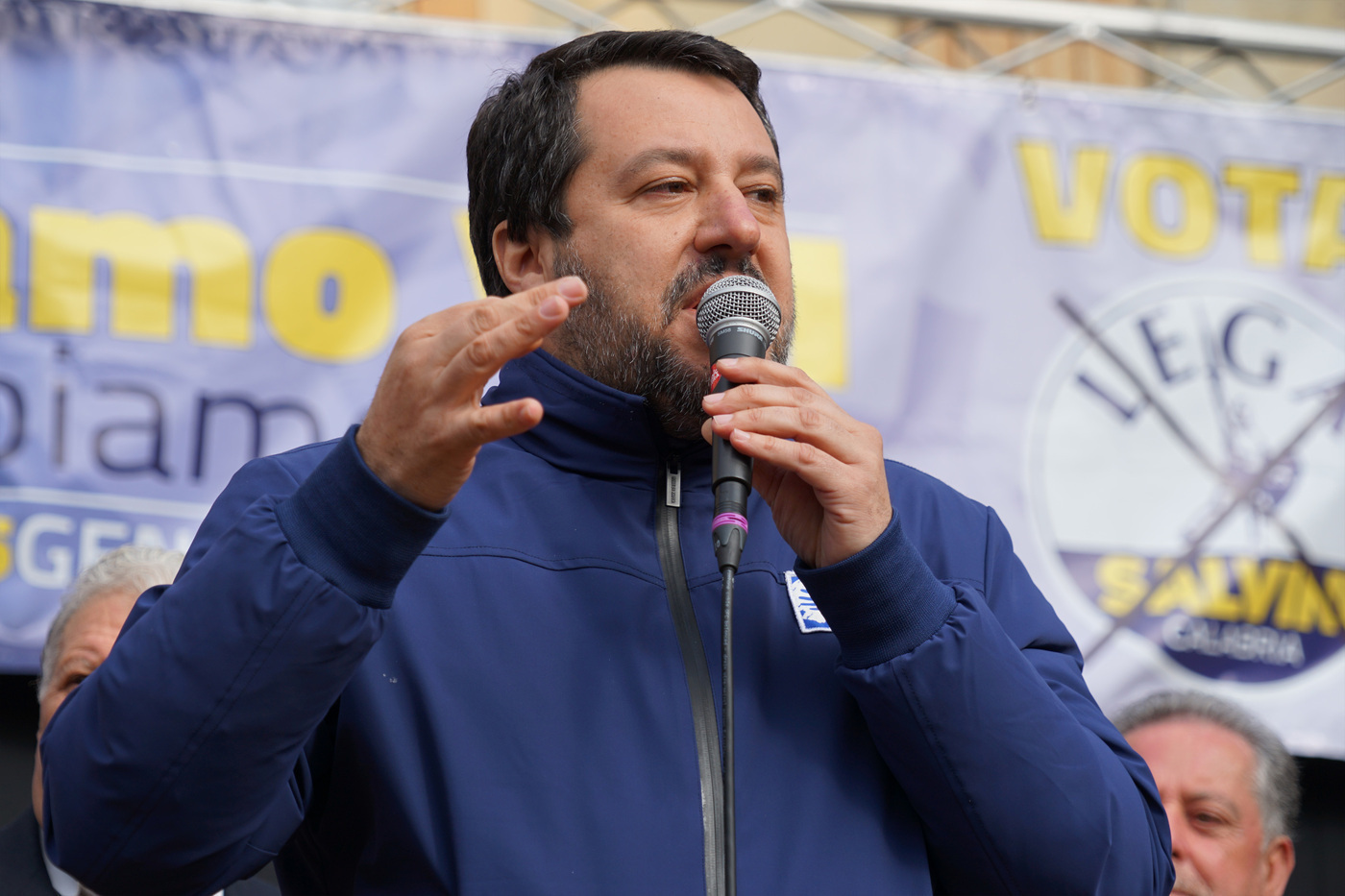 Matteo Salvini in Calabria