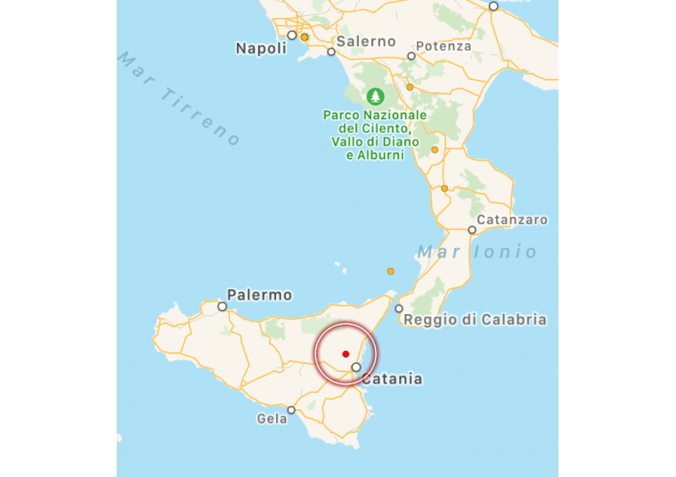 terremoto epifania catania