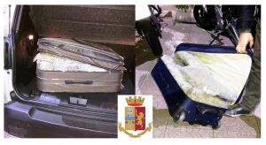trolley messina Stupefacente sequestrato