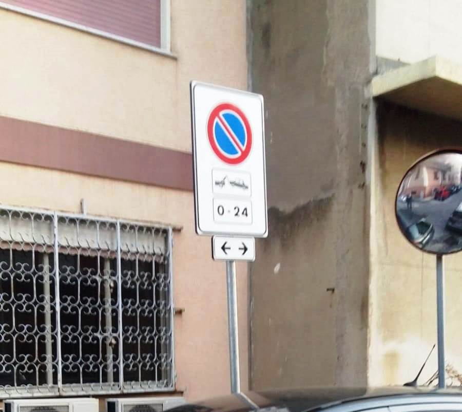 via cadorna messina divieto di sosta
