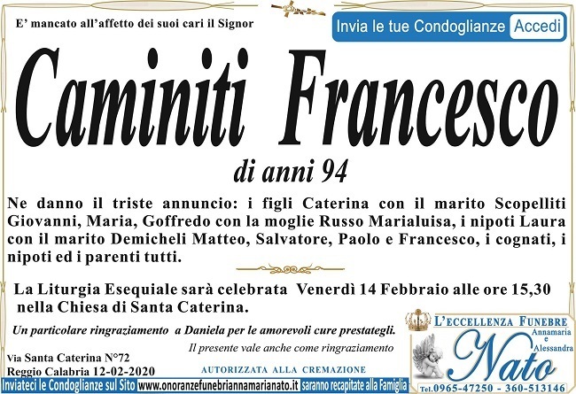 CAMINITI FRANCESCO