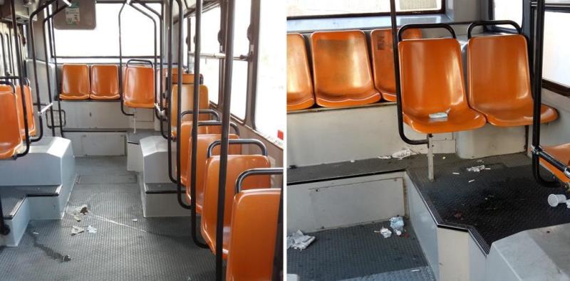 Danni autobus Catanzaro-reggina