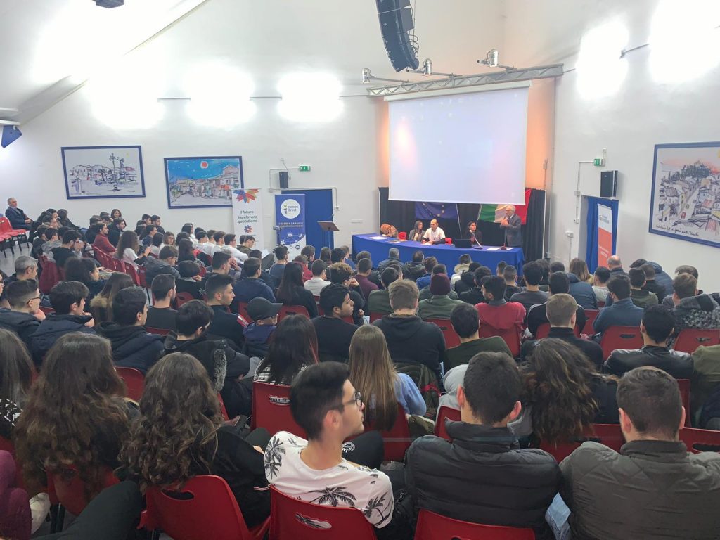 Manifestazione immigrazione e politiche europee - team humanITIS 3