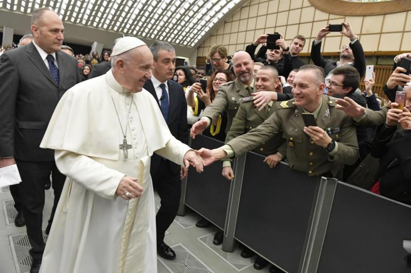 PAPA FRANCESCO BRIGATA AOSTA (