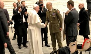 PAPA FRANCESCO BRIGATA AOSTA (