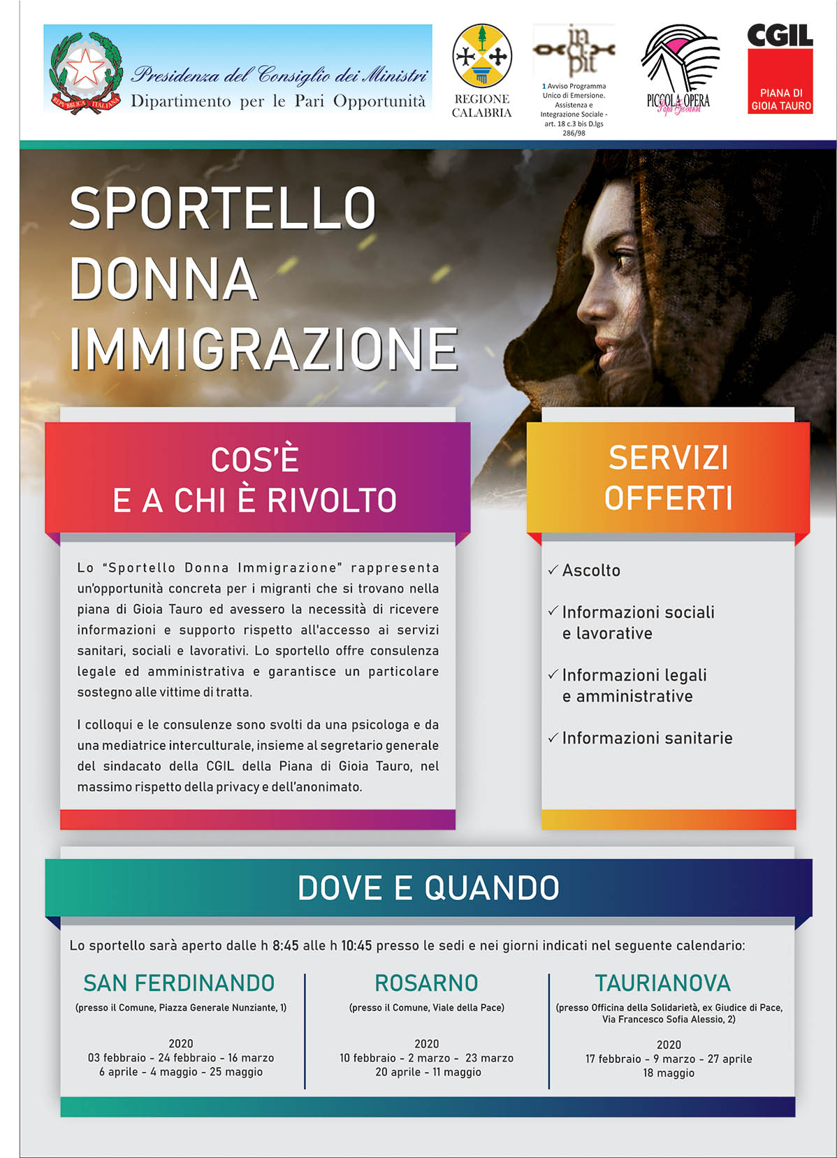 Sportello Donna Immigrazione