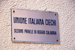 Unione ciechi reggio calabria