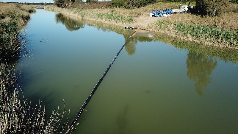 barriera antiplastica fiume platani
