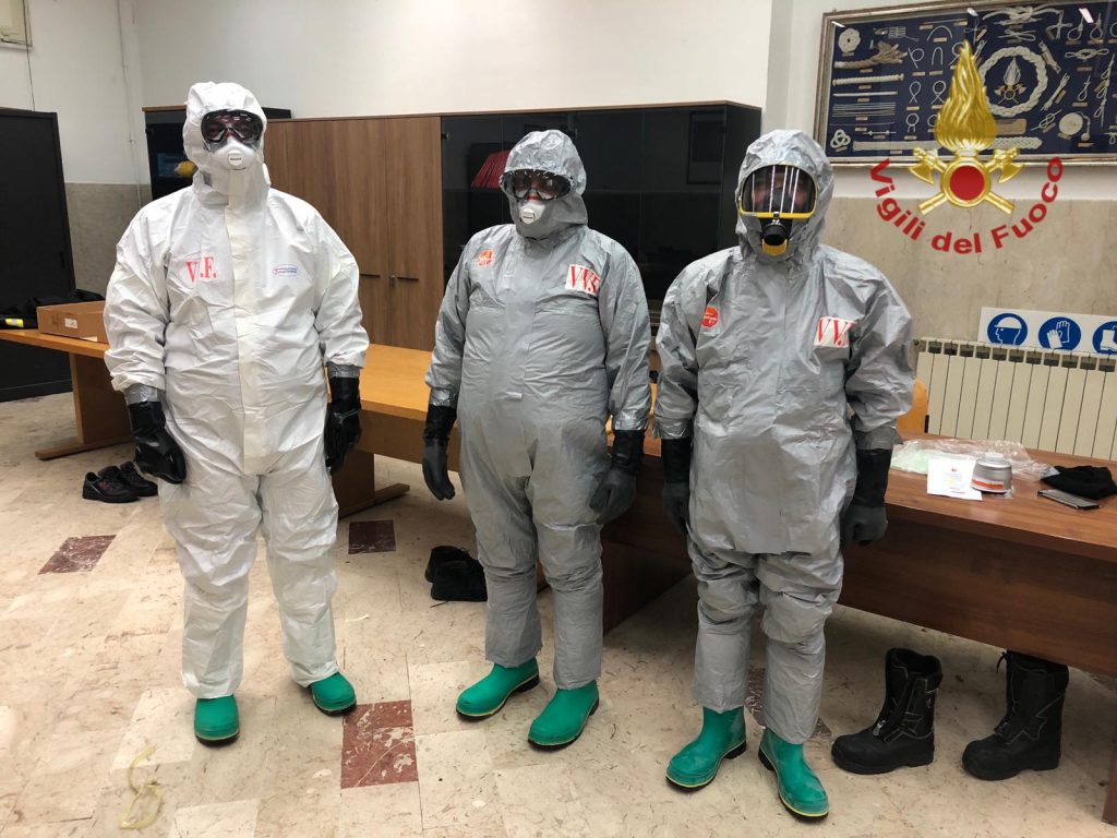 coronavirus messina vigili del fuoco