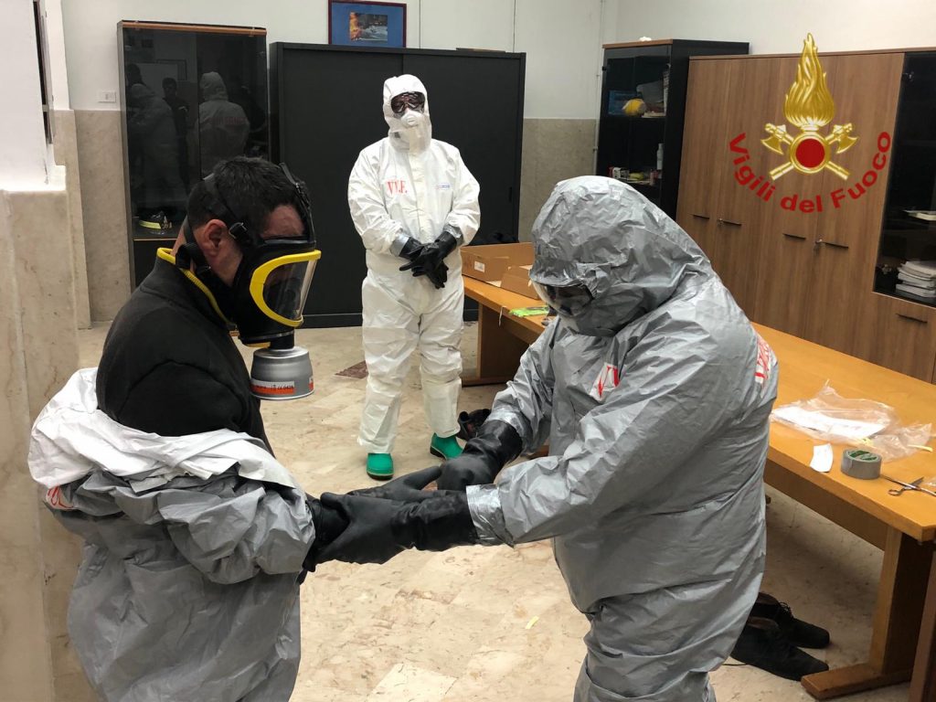 coronavirus messina vigili del fuoco