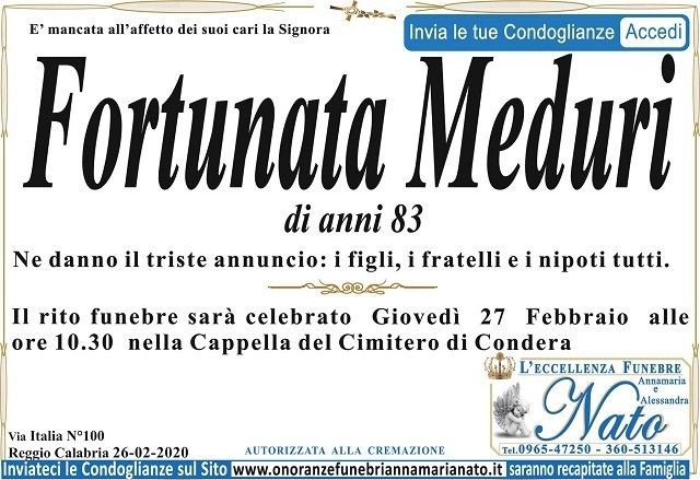 fortunata meduri