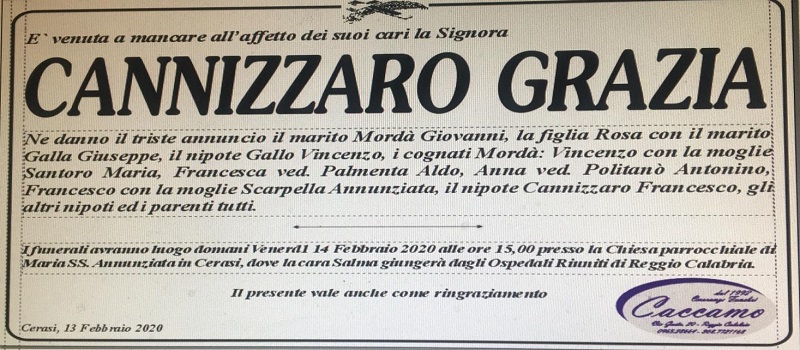 grazia cannizzaro