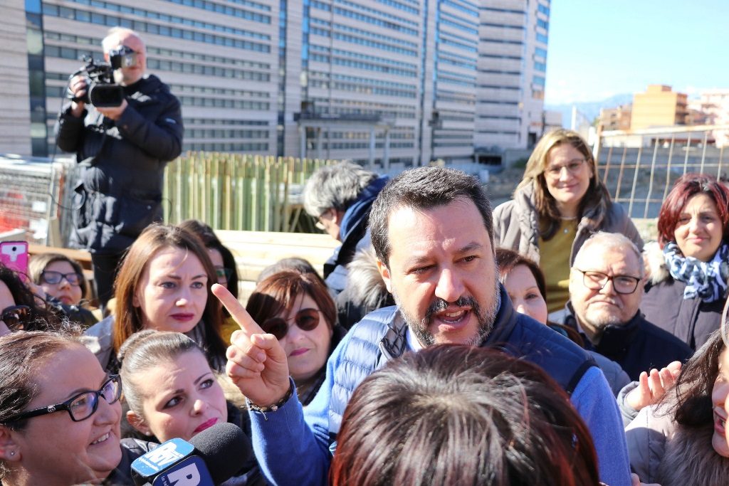 matteo salvini a reggio calabria