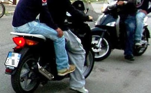 moto senza casco