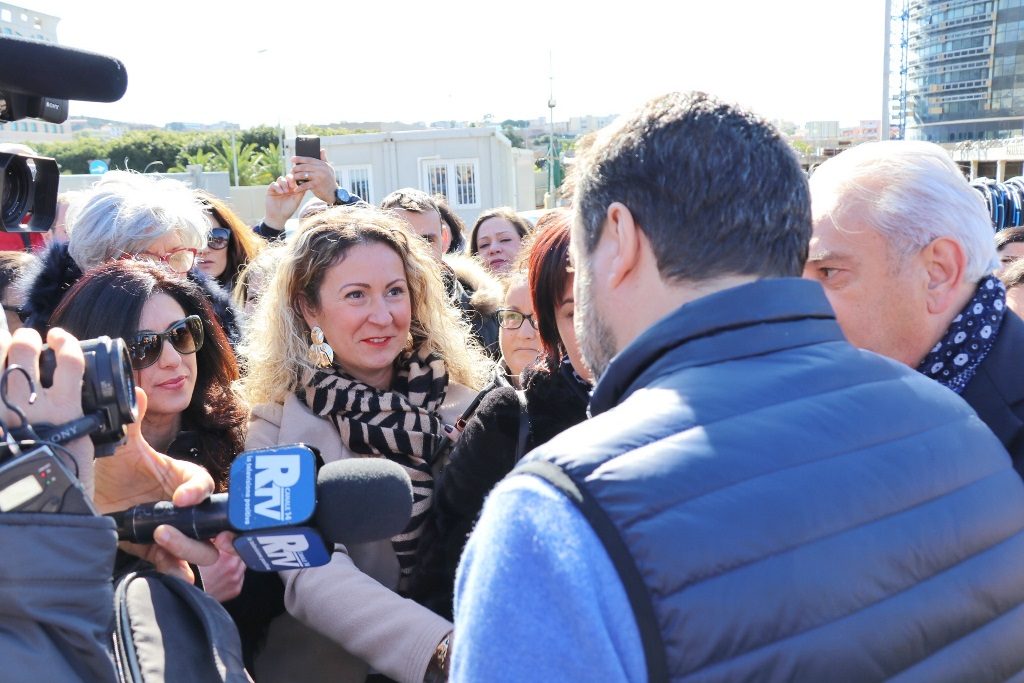 salvini con i tirocinanti di giustizia