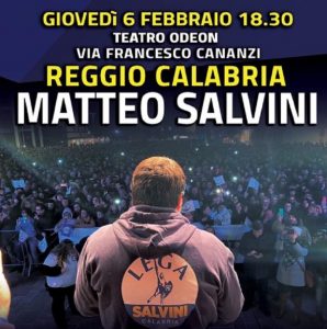 salvini reggio calabria