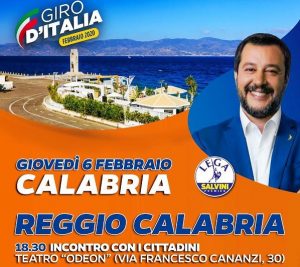 salvini reggio calabria